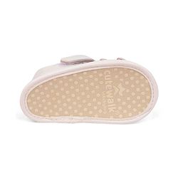 Cute Walk by Babyhug Booties with Velcro Closure - Beige