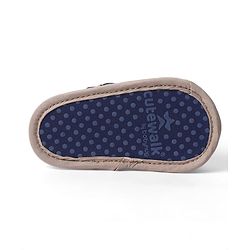 Cute Walk by Babyhug Booties with Buckle Closure & Ear Applique - Navy Blue