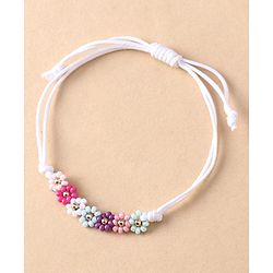 Babyhug Free Size Friendship Bands With Floral Design Pack Of 3 - Multi Colour
