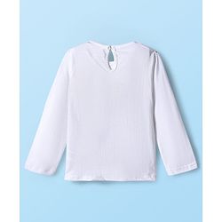 Babyhug Cotton Woven Checkered Frock with Full Sleeves Inner Tee - Red & White