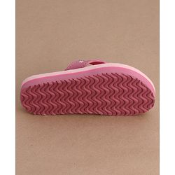 Cute Walk by Babyhug Flip Flops With Duck Print - Pink