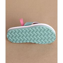 Cute Walk by Babyhug Back Strap Bunny & Floral Printed Flip Flops
