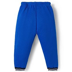 Babyhug Knitted Full Sleeves Sweater Set With Cable Knit Design - Royal Blue