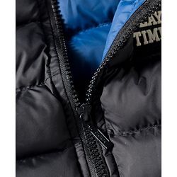 Babyhug Woven Sleeveless Solid Color Hooded Padded Jacket - Black
