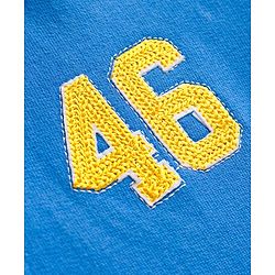Babyhug Cotton Knit Full Sleeves Hooded Sweatjacket With Text Print - Blue