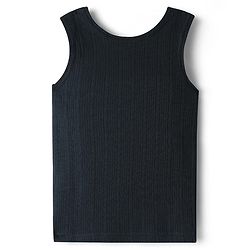 Babyhug Knit Full Sleeves Solid Thermal Inner Wear Set - Navy Blue