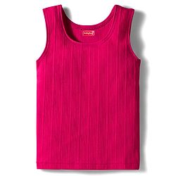 Babyhug Knit Full Sleeves Solid Pullover Thermal Set with Vest - Dark Pink