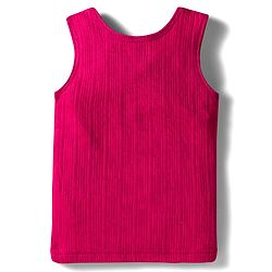 Babyhug Knit Full Sleeves Solid Pullover Thermal Set with Vest - Dark Pink