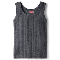 Babyhug Knit Sleeveless Solid Color Thermal Inner Wear Vest - Grey