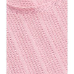 Babyhug Knit Sleeveless Solid Color Thermal Inner Vest -  Pink
