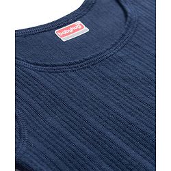 Babyhug Knit Sleeveless Solid Thermal Vest - Navy Blue