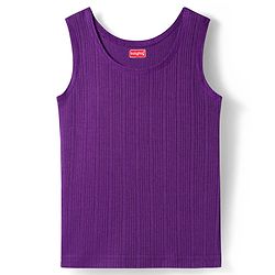Babyhug Knit Sleeveless Solid Thermal Vest - Purple