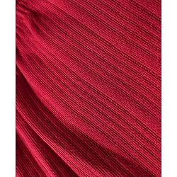 Babyhug Knit Full Sleeves Solid Color Thermal Vest & Pant Set - Red