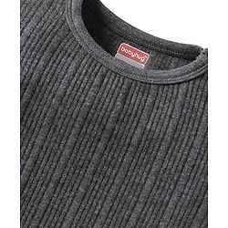 Babyhug Full Sleeves Solid Color Thermal Vests Pack of 2 - Grey