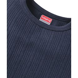 Babyhug Full Sleeves Solid Color Thermal Vest Pack of 2 - Red & Navy Blue