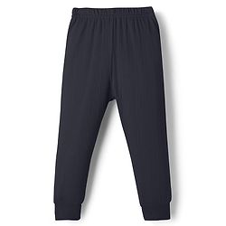 Babyhug Knit Full Length Solid Thermal Inner Wear Legging - Navy Blue