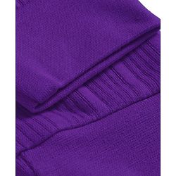 Babyhug Knit Full Length Solid Color Thermal Pants - Purple