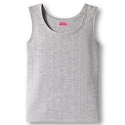 Babyhug Knit Sleeveless Solid Color Thermal Inner Vests Pack Of 2 -  Grey & Light Grey