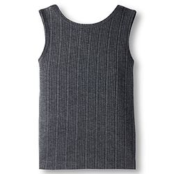 Babyhug Knit Sleeveless Solid Color Thermal Inner Vests Pack Of 2 -  Grey & Light Grey