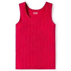 Babyhug Knit Solid Color Thermal Vests Pack of 2 - Red & Navy Blue