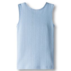 Babyhug Knit Sleeveless Solid Color Thermal Inner Vests Pack Of 2 -  Pink & Light Blue