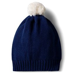 Babyhug Cotton Knit Full Raglan Sleeves Sweater Set with Fair Isle Design & Cap - Navy Blue