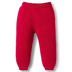 Babyhug Cotton Knit Full Sleeves Pullover Sweater Set with Cap & Cable Knit Design - Red