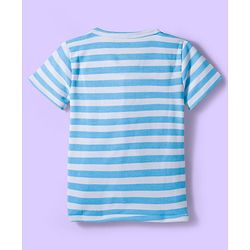 Babyhug Disney Interlock Knit Half Sleeves Jhablas With Donald Duck Print Pack Of 3 - Yellow Light Blue & Sea Green
