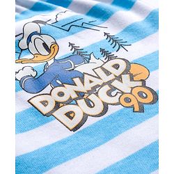Babyhug Disney Interlock Knit Full Length Diaper Leggings With Donald Duck Graphics Pack Of 3 - Light Blue Sea Green & Yellow