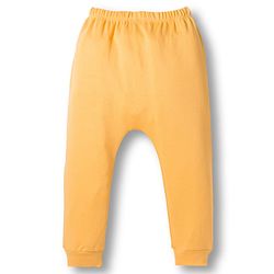 Babyhug Disney Interlock Knit Full Length Diaper Leggings With Donald Duck Graphics Pack Of 3 - Light Blue Sea Green & Yellow