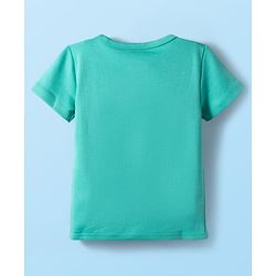 Babyhug Disney Interlock Knit Half Sleeves Jhablas With Dalmatians Print Pack Of 3 - White Blue & Sea Green