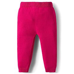 Babyhug Cotton Knitted Full Sleeves Sweater Set With Floral Design & Cap - Pink & White