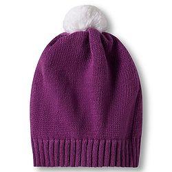 Babyhug Cotton Knit Full Sleeves Sweater Set with Cap & Floral Design - Purple