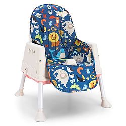 Babyhug Seat Cushion for Baby Car Seat, High Chair and Strollers with Protective Film & Breathable - Light Blue
