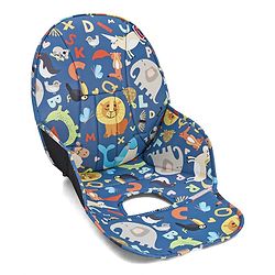 Babyhug Seat Cushion for Baby Car Seat, High Chair and Strollers with Protective Film & Breathable - Light Blue