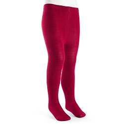 Cutewalk by Babyhug Anti Bacterial Footed Solid Color Tights  - Maroon