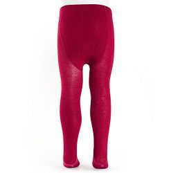 Cutewalk by Babyhug Anti Bacterial Footed Solid Color Tights  - Maroon