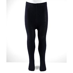 Cute Walk By Babyhug Cotton Knit Solid Coloured Anti Bacterial Tights - Navy Blue