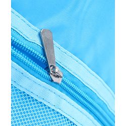 Babyhug Kid's Small 1 Day Trip Trolley Luggage Eagle & Bear Theme Print Sky Blue -20 Inches| Shock Resistant| Telescopic Handle| Water Resistant| Easy Zipper Closure| Durable Wheels| Number Lock