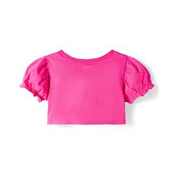 Babyhug Cotton Woven Frock & Half Sleeves Shrug With Strawberry Patch & Bow Applique - White & Dark Pink