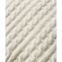 Babyhug Knitted Full Sleeves Soft Chenille Yarn Pullover Sweater With Bow Applique - White