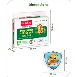 Babyhug Essentials Mosquito Repellent Patches - Pack of 24 Patches