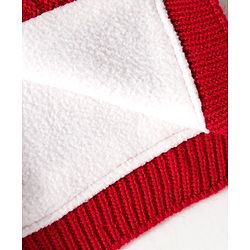 Babyhug Knit Full Sleeves Front Open Hooded Sweater with Cable Knit Design - Red