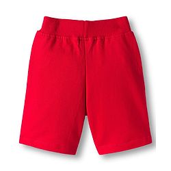 Babyhug Single Jersey Knit Half Sleeves T-Shirt & Shorts Set with Explore Text & Jungle Print - Red & Multicolor