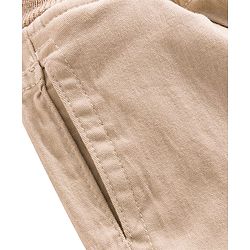 Babyhug Twill Woven Full Length Solid Colour Trouser With Stretch - Beige