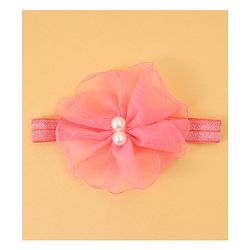 Babyhug Headbands with Floral Applique Pack of 3 Free Size - Multicolor