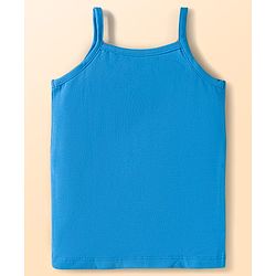 Babyhug Disney Knit Sleeveless Slips with With Minnie Mouse Graphics Pack of 3 - Light Green & Blue
