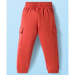Babyhug Disney Single Jersey Knit Full Sleeves Cut & Sew T-Shirt & Lounge Pant Set with Mickey Mouse Graphics - Multicolor