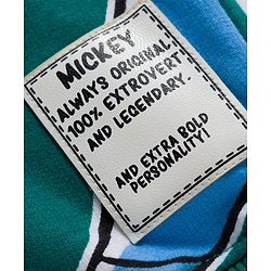 Babyhug Disney Terry Knit Full Sleeve Hooded T-Shirt and Jogger Set with Mickey & Friends and Ear Detailing - Dark Green