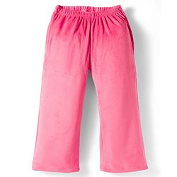 Babyhug Velour Knit Full Length Flared Solid Woollen Pant - Blue
